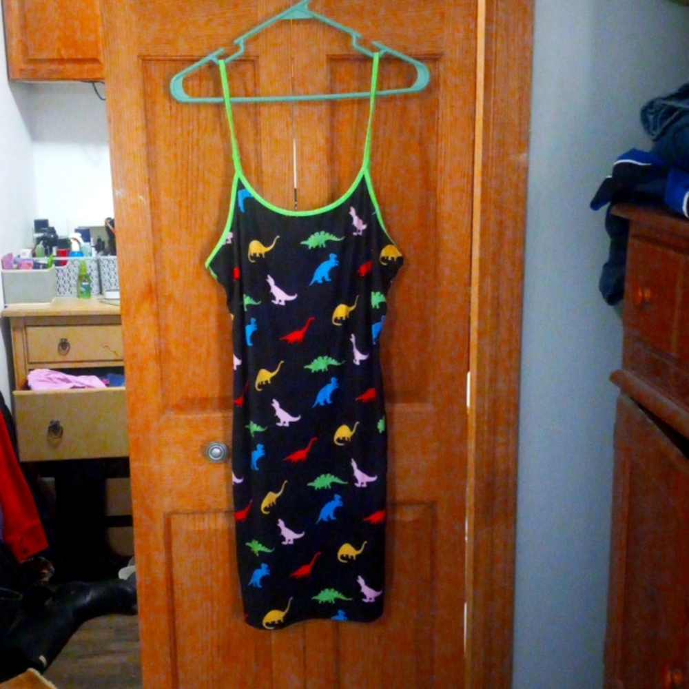 Shein Curve dinosaur dress